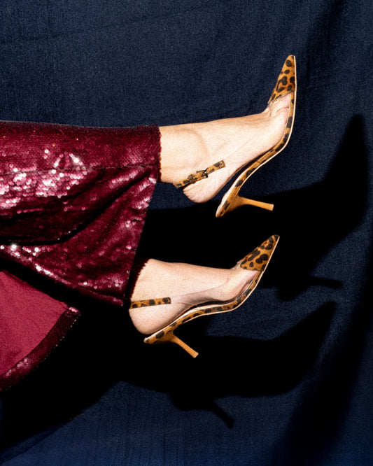 Slingback Leo heart