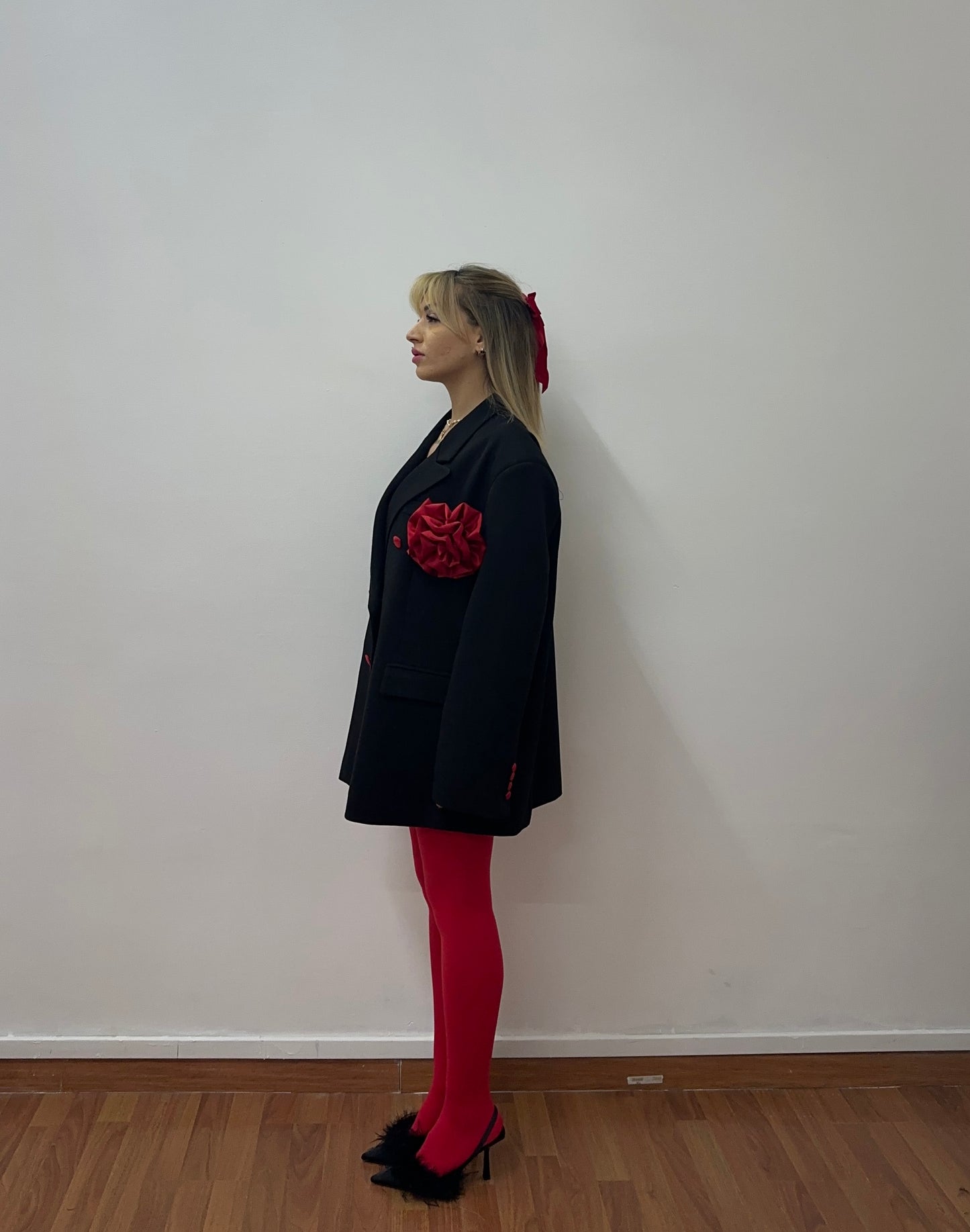 Blazer Red rose by lumina